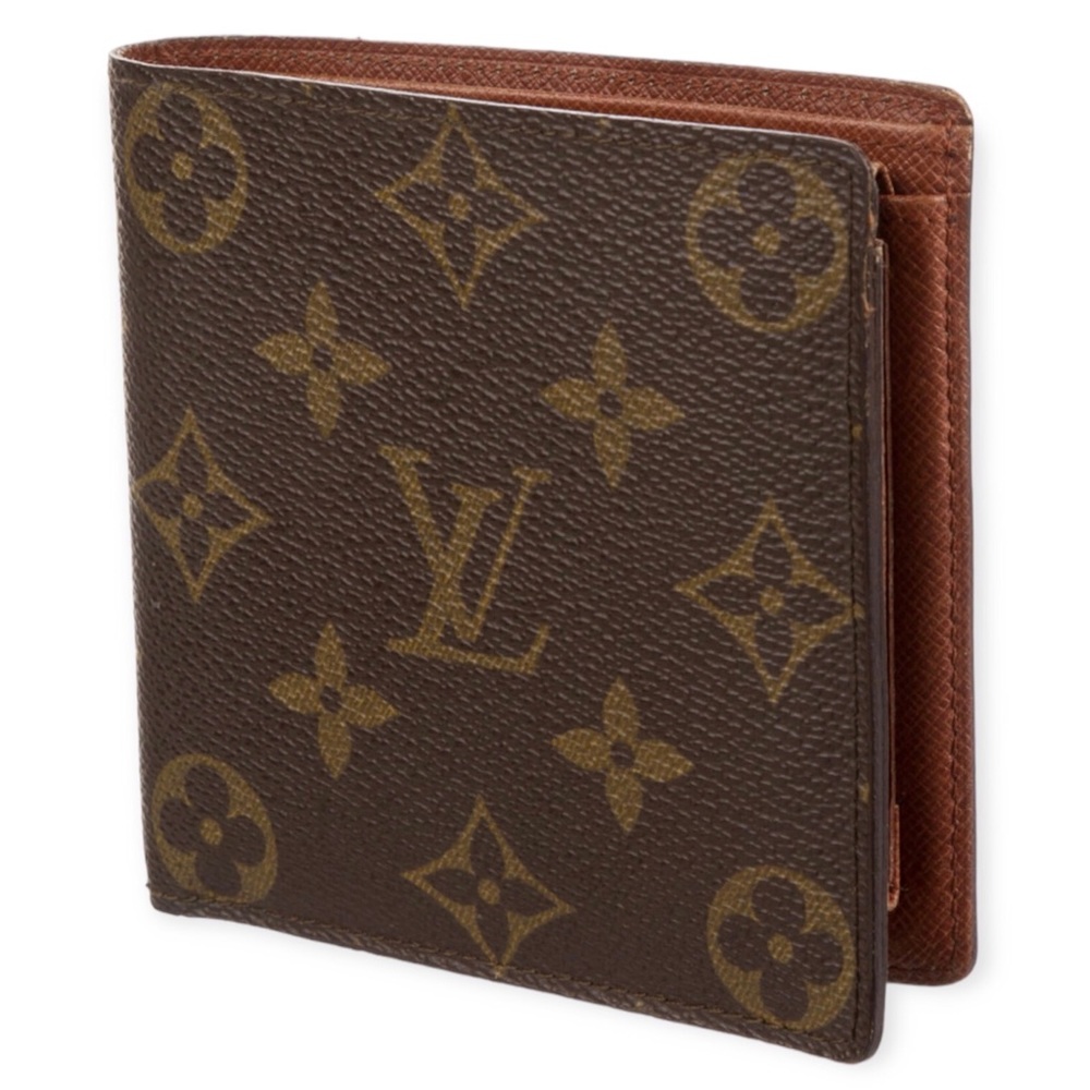 LOUIS VUITTON Monogram Portefeuille Marco Wallet Vintage Bifold Coin Pocket EUC - Picture 14 of 14